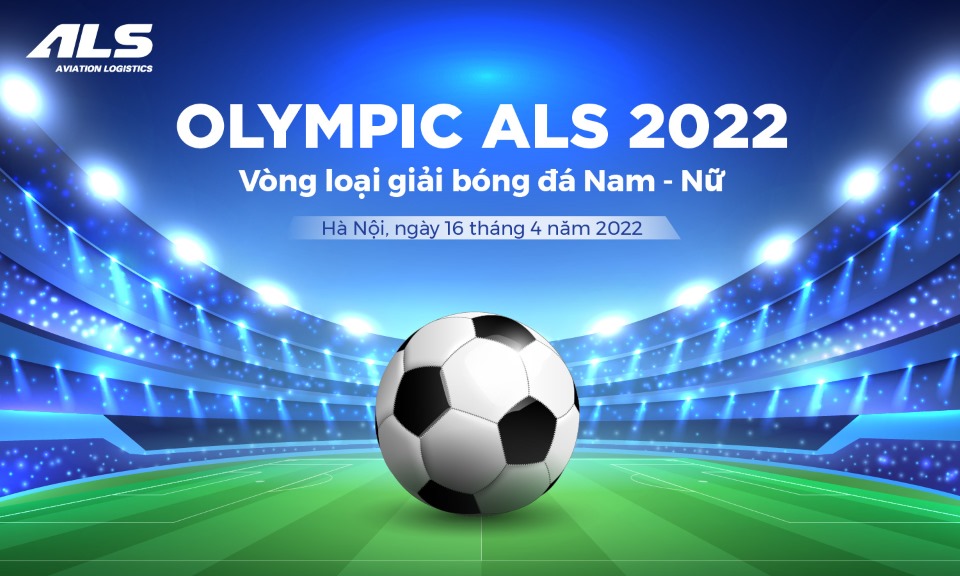 Khởi động giải bóng đá Olympic ALS 2022! Hãy tham gia cùng chúng tôi trong một sự kiện thể thao hấp dẫn, mang đến cho bạn cảm giác mãn nhãn và phấn khích. Đừng quên đăng ký ngay để xem trực tiếp từng pha tranh tài đỉnh cao!