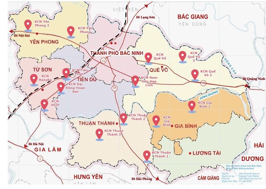 Tọa lạc tại trung tâm của ngành công nghiệp điện tử, Khu công nghiệp Quế Võ tại Bắc Ninh sẽ là một nơi lý tưởng để đầu tư và phát triển kinh doanh trên tầm cỡ quốc tế. Cùng khám phá bản đồ này để có cái nhìn đầy đủ nhất về khu công nghiệp này.